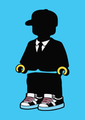 EGO Man Blue Poster