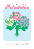 FIORI - Flower art poster