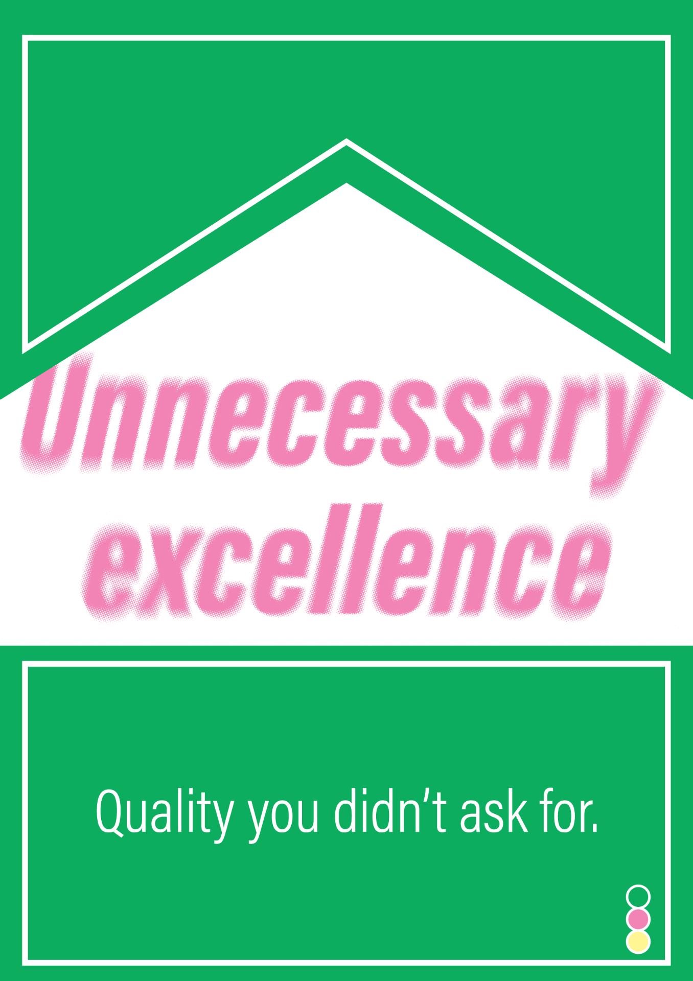 Unnecessary Excellence poster